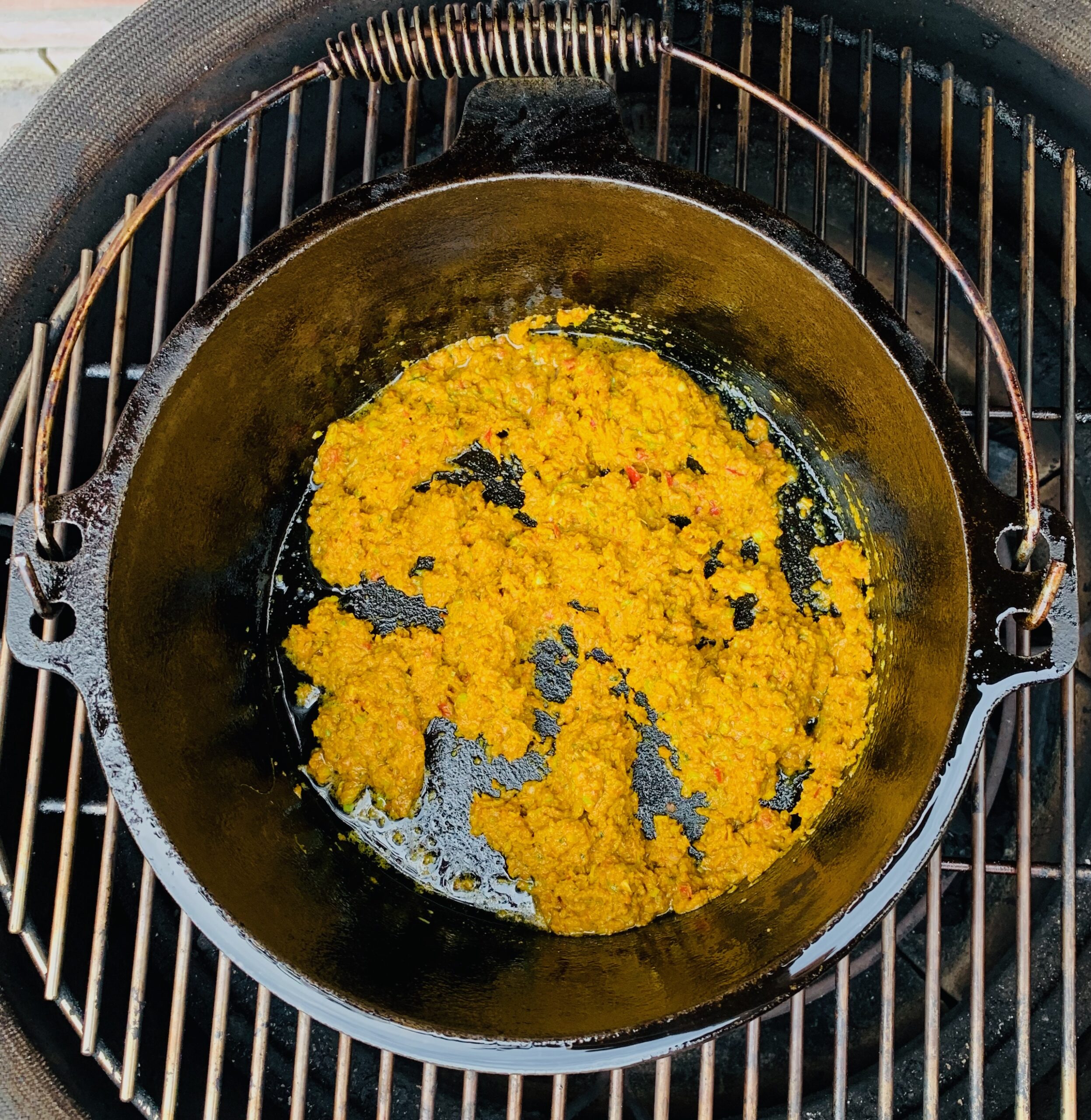 Gele curry kamado