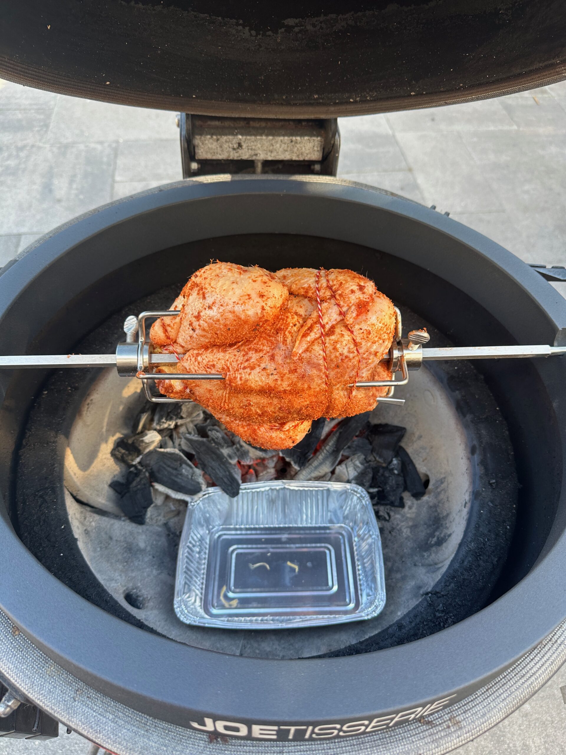 kamado joe joetisserie systeem setup